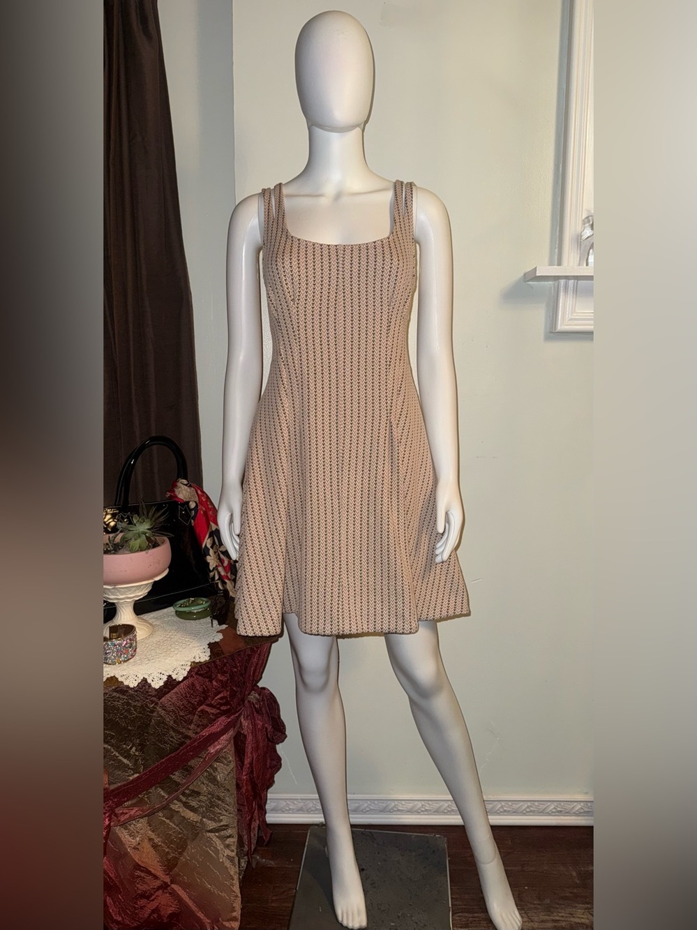 Anthropologie Maeve Sleeveless Knit A-Line Dress